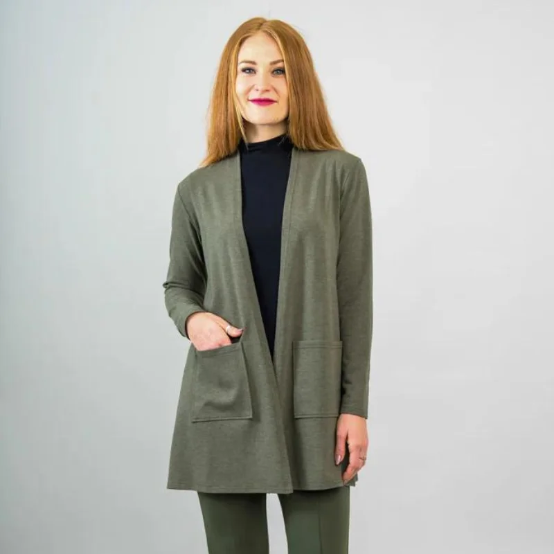 Early Access Blue Sky Pauline Jacket Yarn Dye Khaki