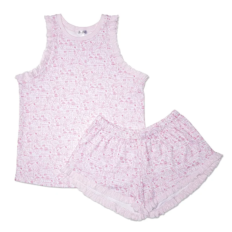 Bonus Offer Boston Women’s Ruffle Short Pajama Set