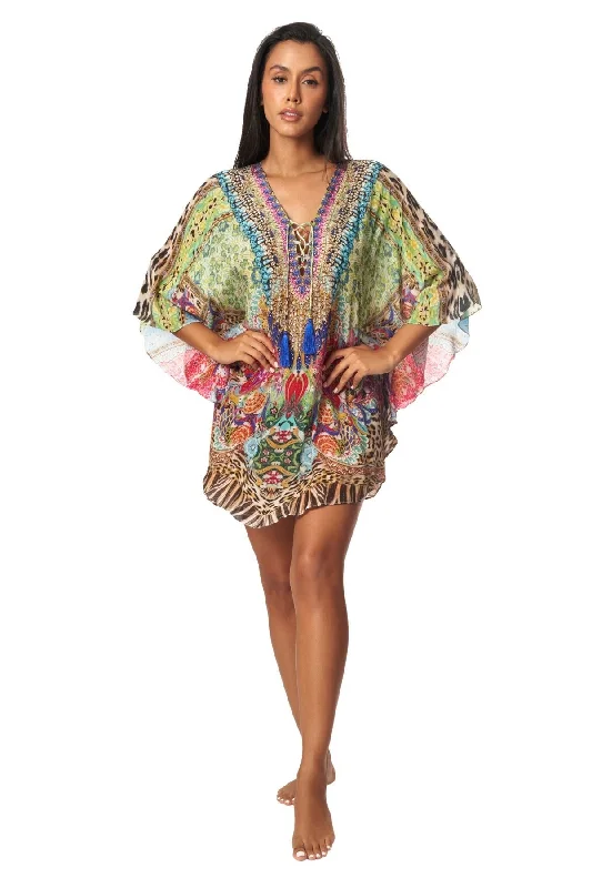 Weekend Discounts to Celebrate Caftan Kaftan Dress Cover up in Viscose Silk
