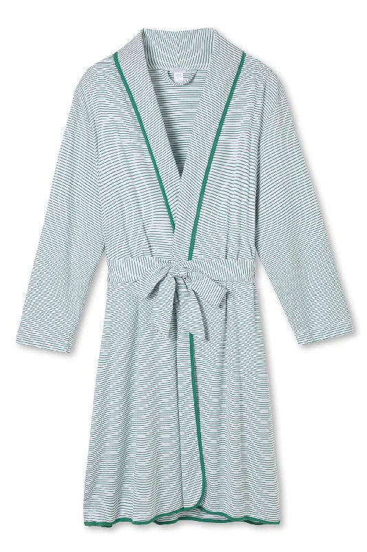 Weekend Specials to Cherish Pima Robe in Classic Green