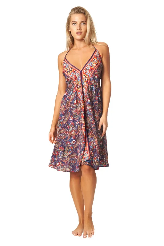 Take Advantage Cute Positano Mini Boho Dresses