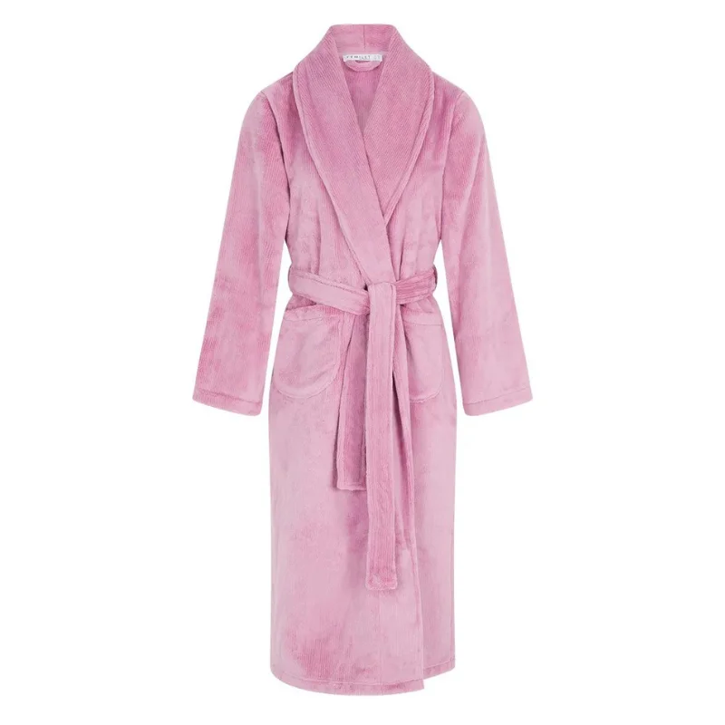 New Deal Femilet Teddy Robe Rose Mauve