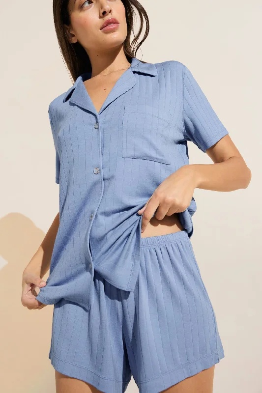 Shop Now Gisele TENCEL™ Modal Rib Relaxed Short PJ Set