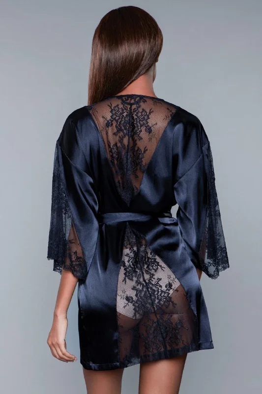 Weekend Discounts to Love Grace Lace/Satin Luxury Robe