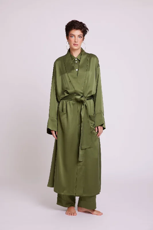 Weekend Deals That Thrill Jamun Khaki Robe