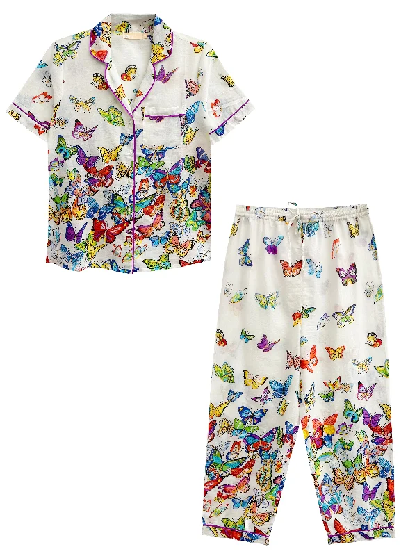 Weekend Discounts to Enjoy La Cera Butterfly Garden PJ Set
