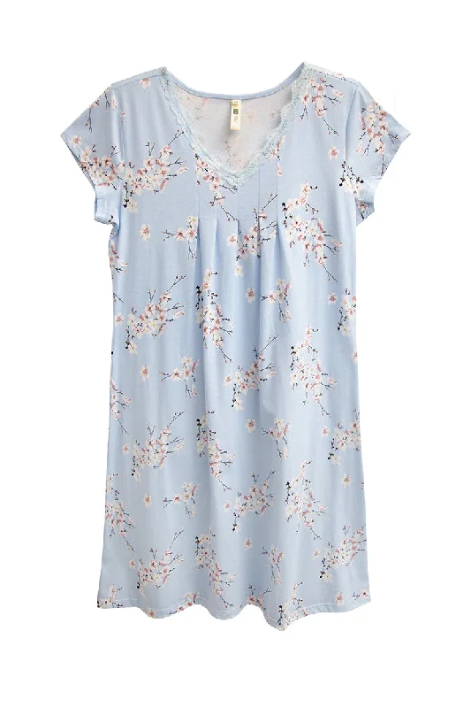 Weekend Discounts to Delight La Cera Cherry Blossom Knit Gown
