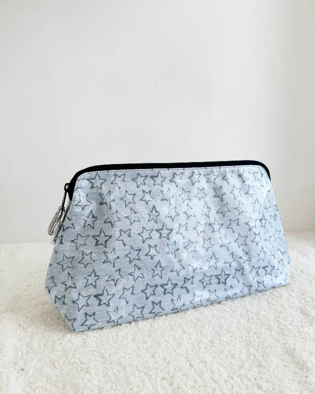 Reduced Price Large Outline Stars Makeup Bag