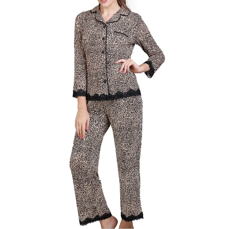 Stock Up Leopard Print Pajama