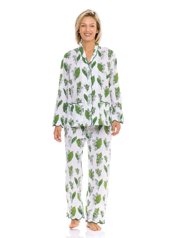 Steal Deal Lily-of-the-valley Pajamas