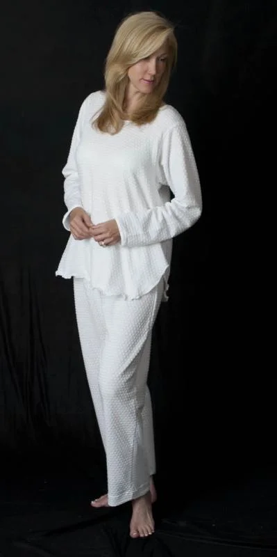 Weekend Discounts to Enjoy Long Sleeve Long Top & Long Pant Dot Collection