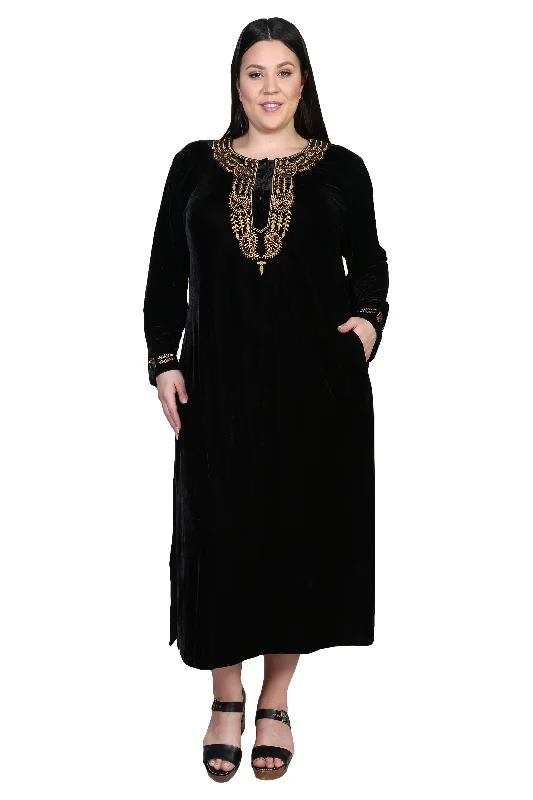 Flash Deal Plus Size La Cera Velour Gown