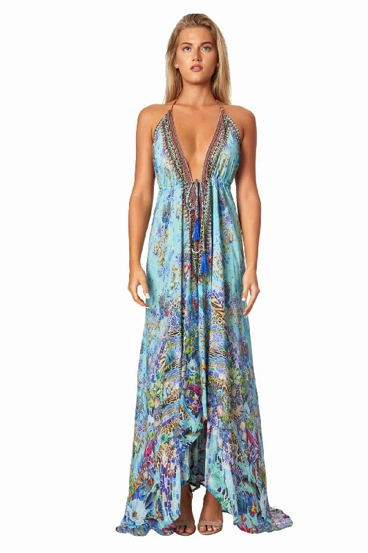 Cash Savings Poppy Garden Convertible 3 Way Maxi Dress Wholesale