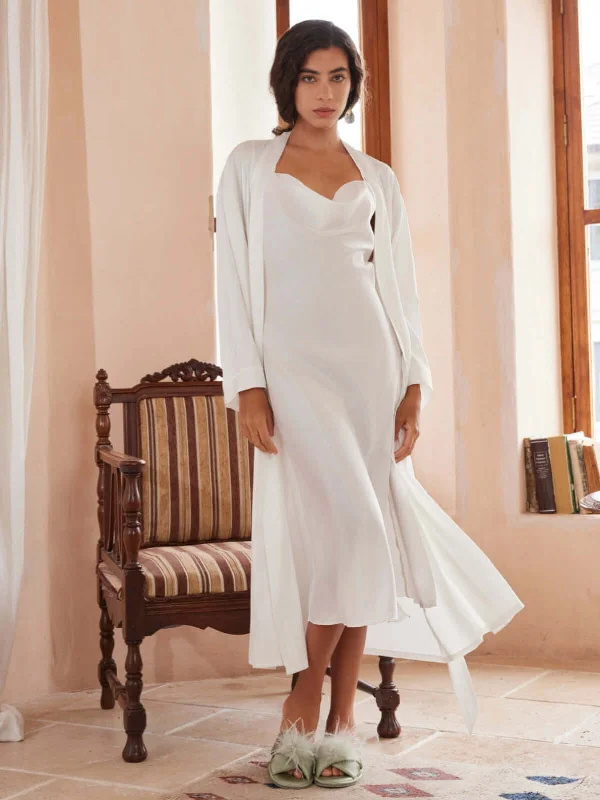 Half Price Bridal Robe Dress Set