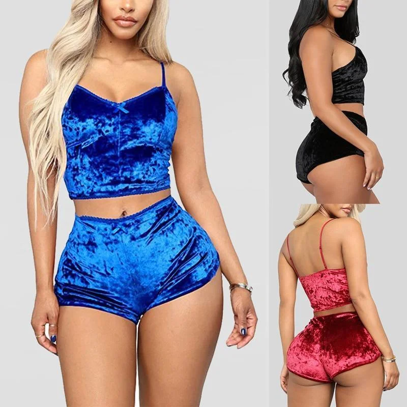 Weekend Specials to Snag Sexy Women Strappy Pajama