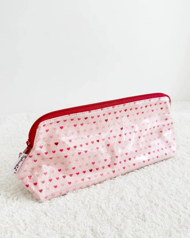 Weekend Bargains Galore Small Tiny Hearts Makeup Bag