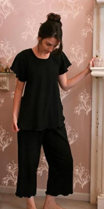 Extra Savings Short Sleeve Long Top & Palazzos Interlock Collection