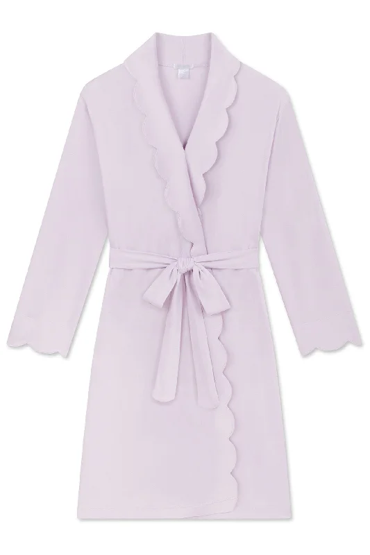 Steals and Deals Pima Scallop Robe in Wildflower