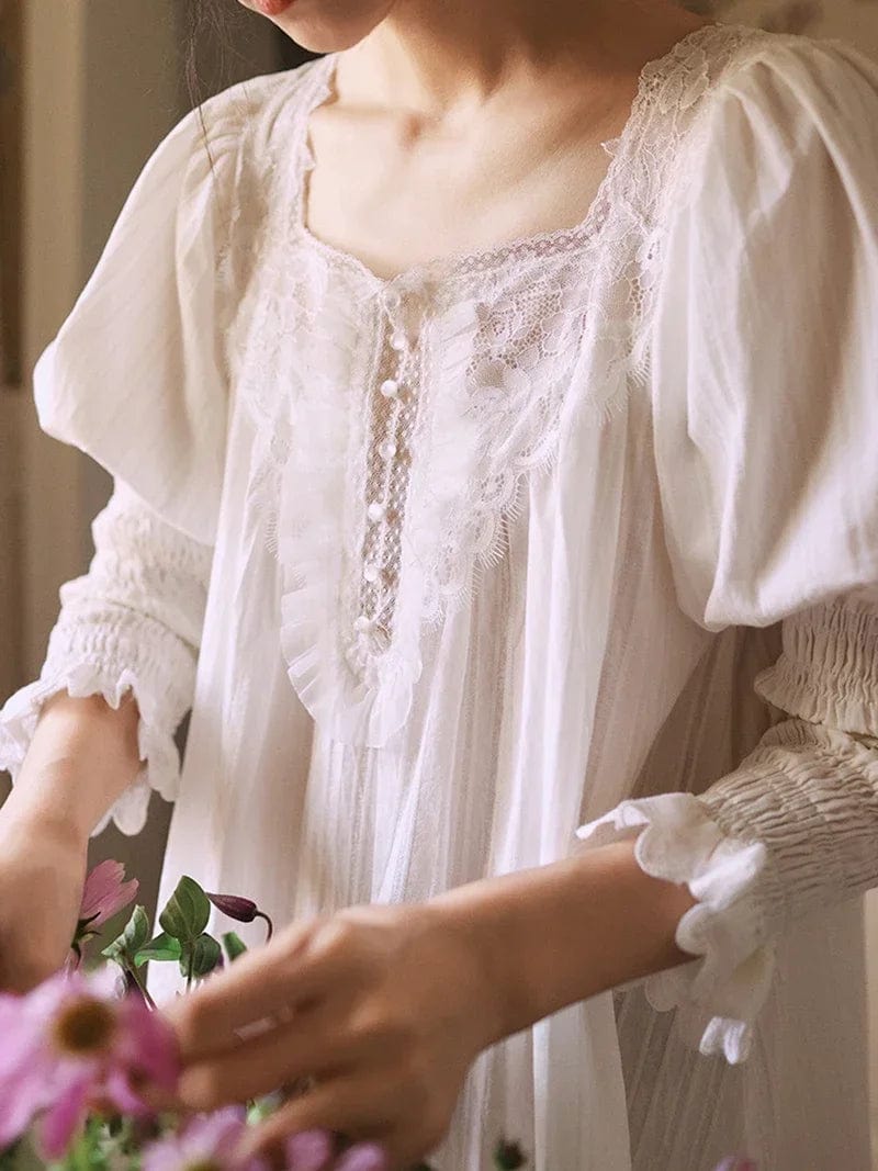 Special Discount French Cotton Luxe Heirloom Nightgown