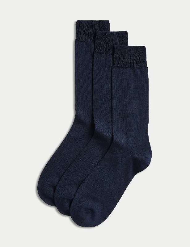 Weekend Savings Fiesta 3pk Luxury Egyptian Cotton Rich Socks