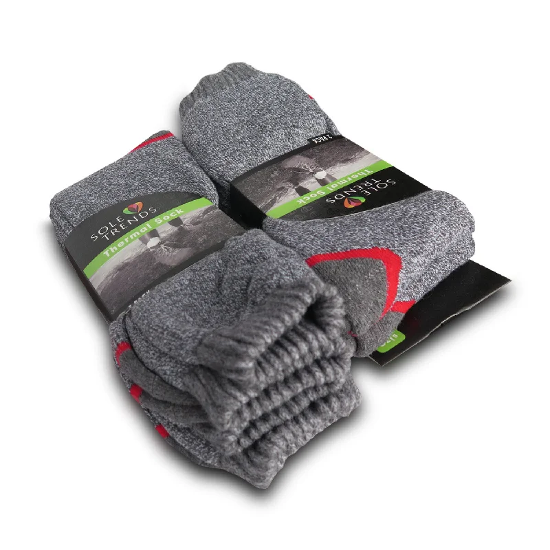 Super Discount 4 Pairs Men's Long Over the Calf Lightweight Winter Boot Socks