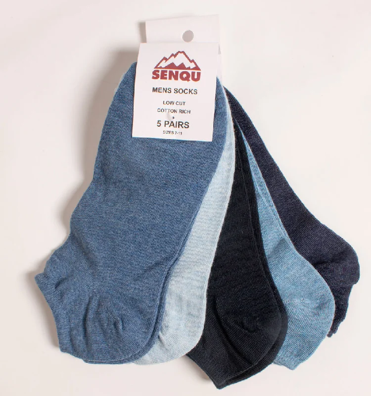 Reduced Price 5 PACK SOCKS - BLUE