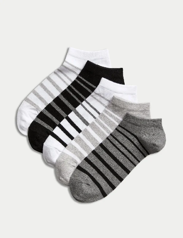 Buy Today 5pk Cool & Fresh™ Striped Trainer Liners™