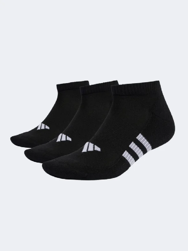 Weekend Discounts to Delight Adidas Performance Cushioned Low 3 Pairs Unisex Training Sock Black/White