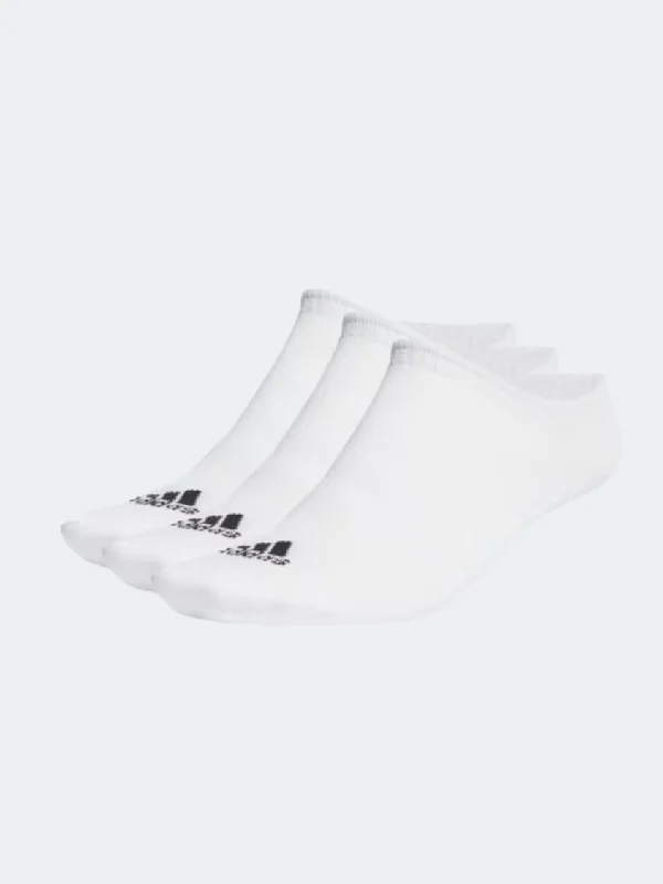 Weekend Steals Await Adidas Thin And Light Kids Training Sock White/Black