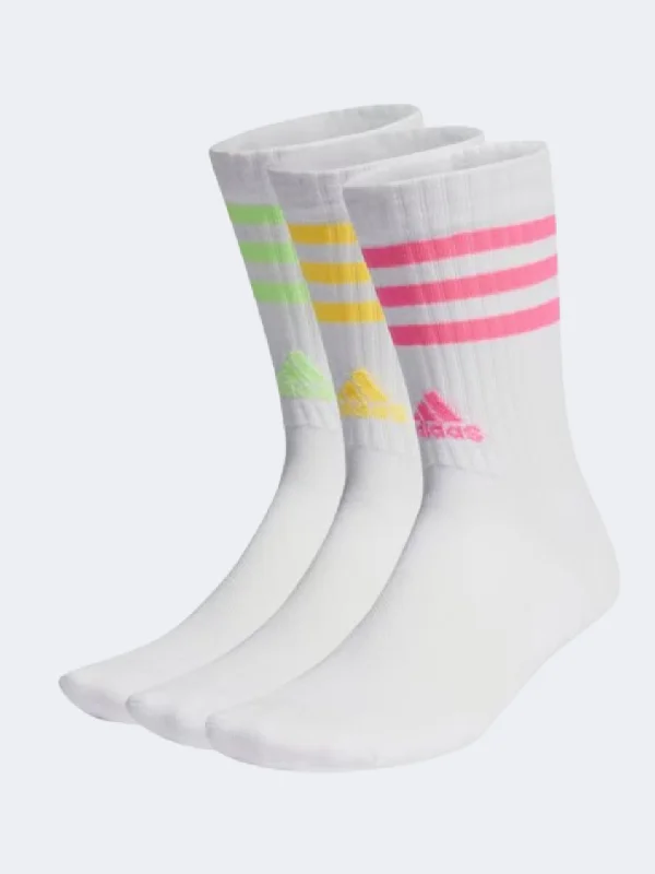 Year-End Sale Adidas  Women Training Sock White/Pink/Spark
