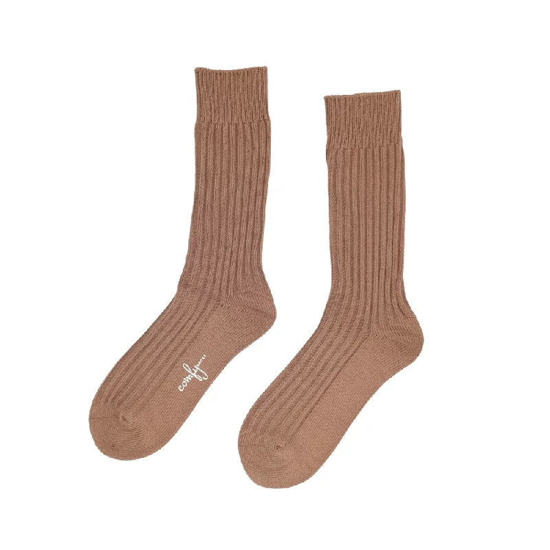 Overstock Sale Alfred knitted Sock - Toffee