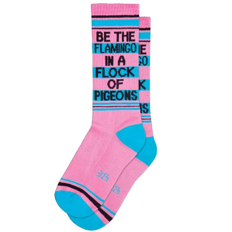 Weekend Specials to Indulge In Be The Flamingo In A Flock Of Pigeons Unisex Crew Sock Weekend Specials to Indulge In Be The Flamingo In A Flock Of Pigeons Unisex Crew Sock