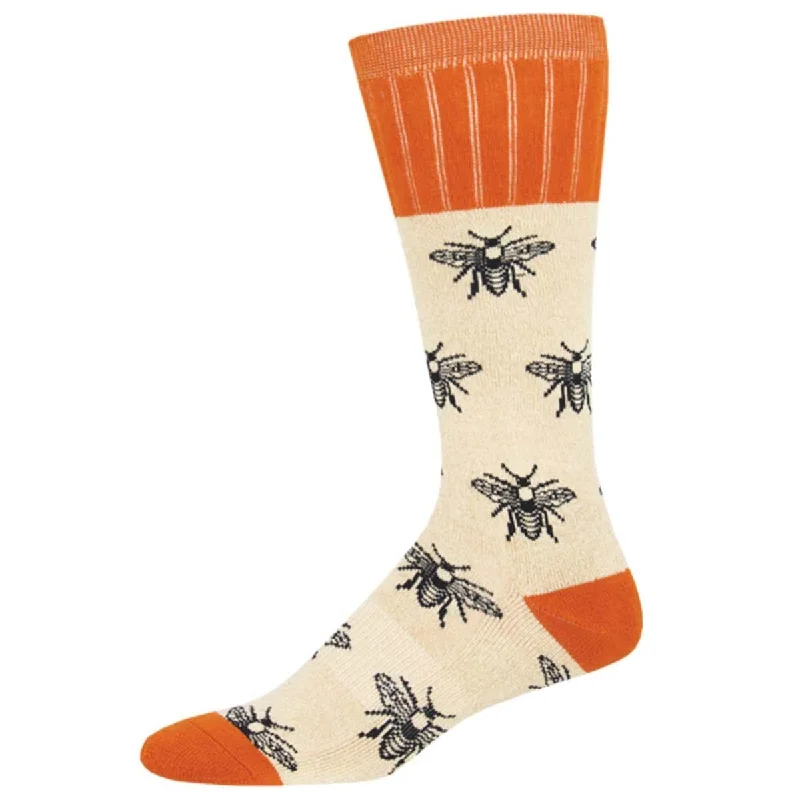 Weekend Wonders Await! Bee Men's Hiking Socks