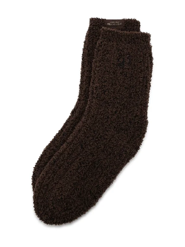 Weekend Specials Just for You [Bitter][MENS] Baby Moco Melange Ribbed Lounge Socks