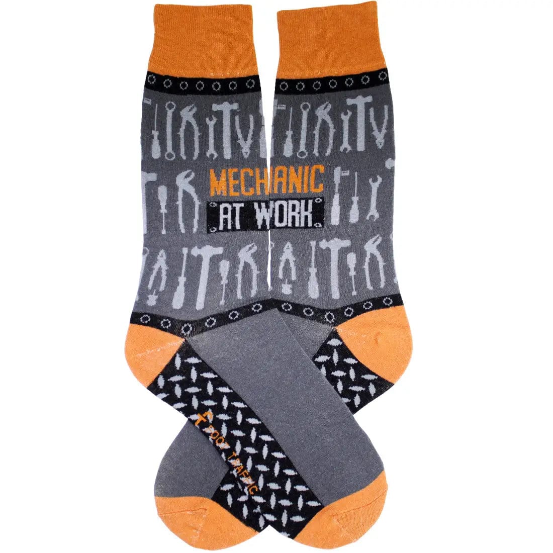Overstock Clearance Mechanic Work Men's Crew Socks