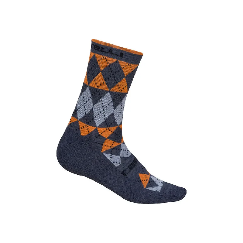 Special Buy Castelli Mens Diverso Merino Socks - Orange