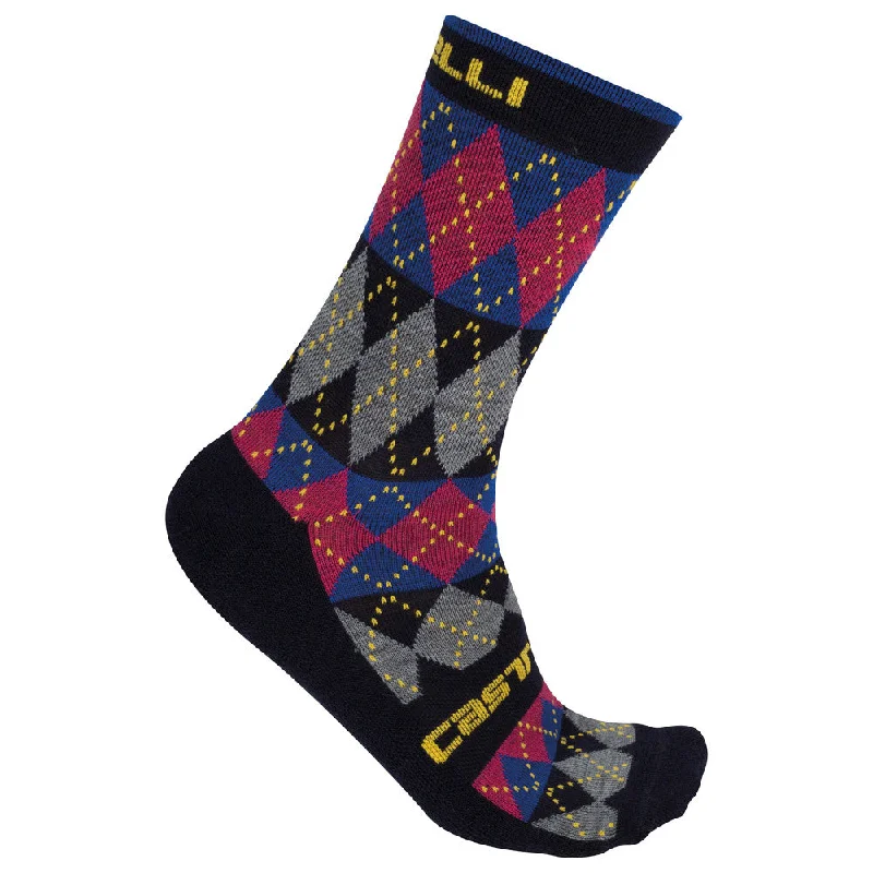 Online Deal Castelli Mens Diverso Merino Socks - Royal Blue