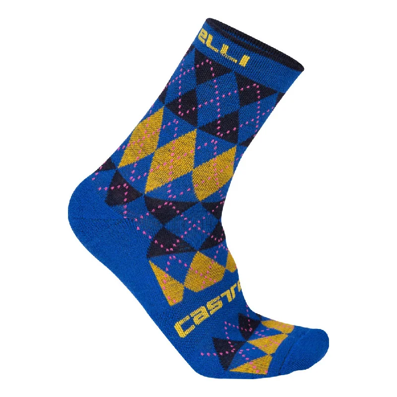 Year-End Deals Castelli Mens Diverso Merino Socks - Surf Blue
