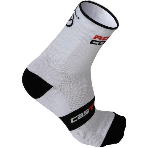 Act Now Castelli Mens Rosso Corsa 13 Socks - White