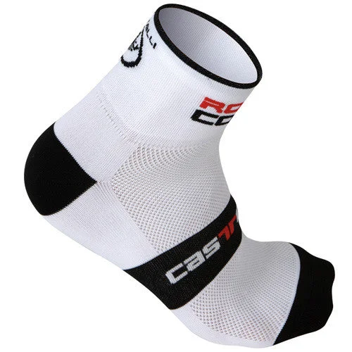 Fantastic Savings Castelli Mens Rosso Corsa 6 Socks - White