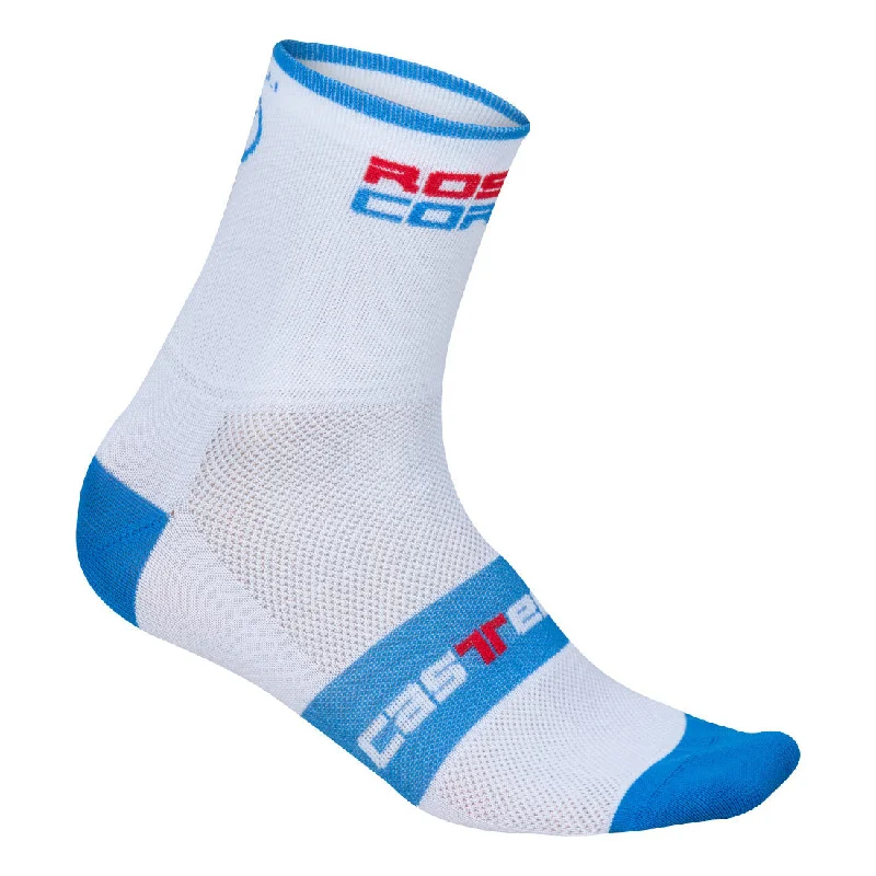 Flash Sale Castelli Mens Rosso Corsa 9 Socks - Drive Blue