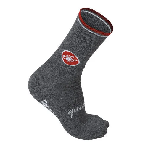 Weekend Bargains to Sizzle Castelli Mens Quindici Soft Merino Socks - Grey