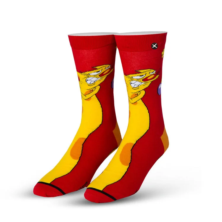 Special Buy "Cat Dog" Cotton Blend Crew Socks by ODD Sox