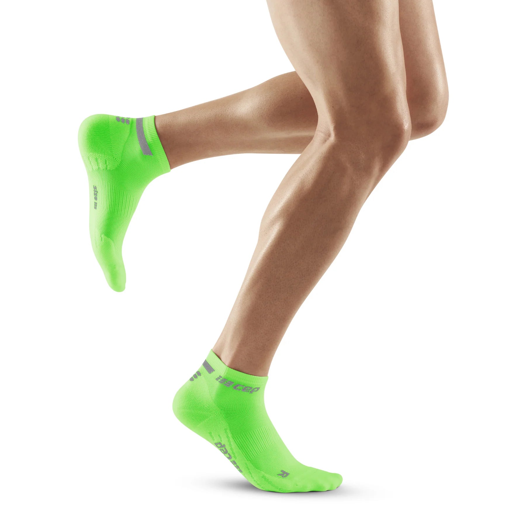 Low Price CEP Men's The Run Socks Low Cut v4 - Green