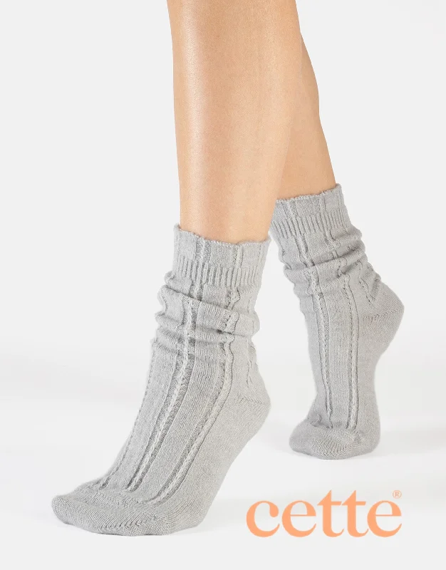 Weekend Extravaganza: Shop Now Cette Alpaca Wool Sock 258-12 Grey