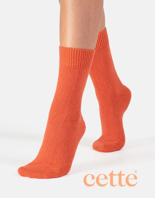 Great Bargain Cette Cosy Cashmere & Merino Blend Sock 281-12 Lava Lamp