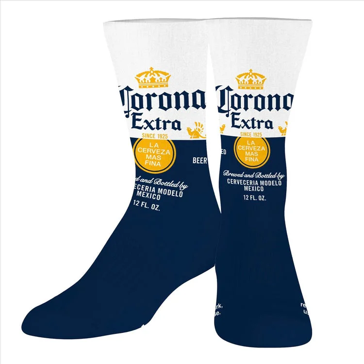 Value Pack "Corona Label" Combed Cotton Crew Socks by ODD Sox