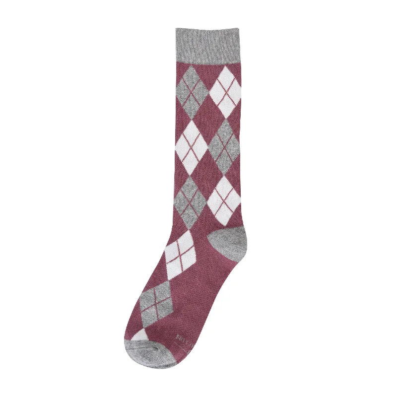 Now or Never Desert Rose Argyle Socks