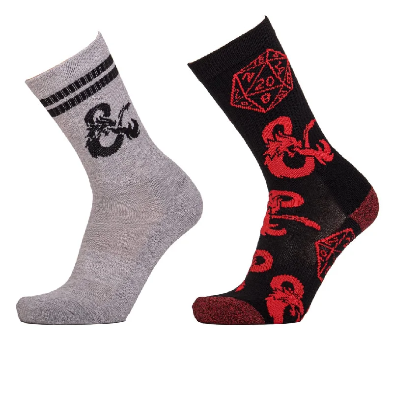 New Deal Dungeons & Dragons Athletic 2 Pair Socks