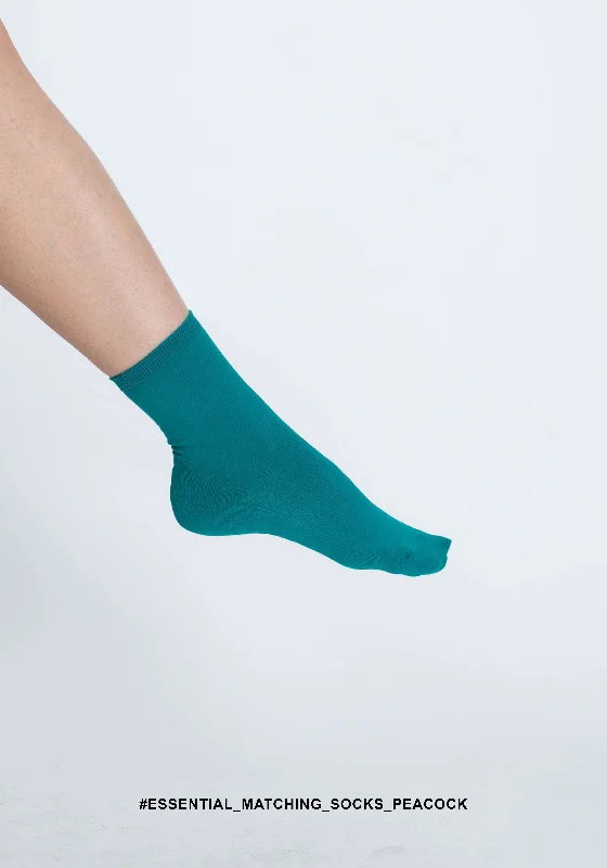 Weekend Deals That Excite Essential Matching Socks Peacock